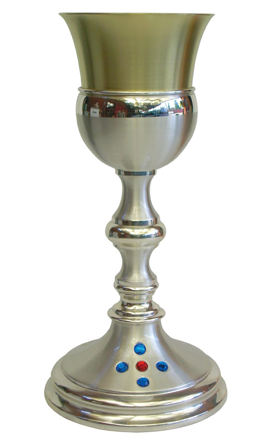 Catholic goods and religious supplies Chalices Silvered chalice with